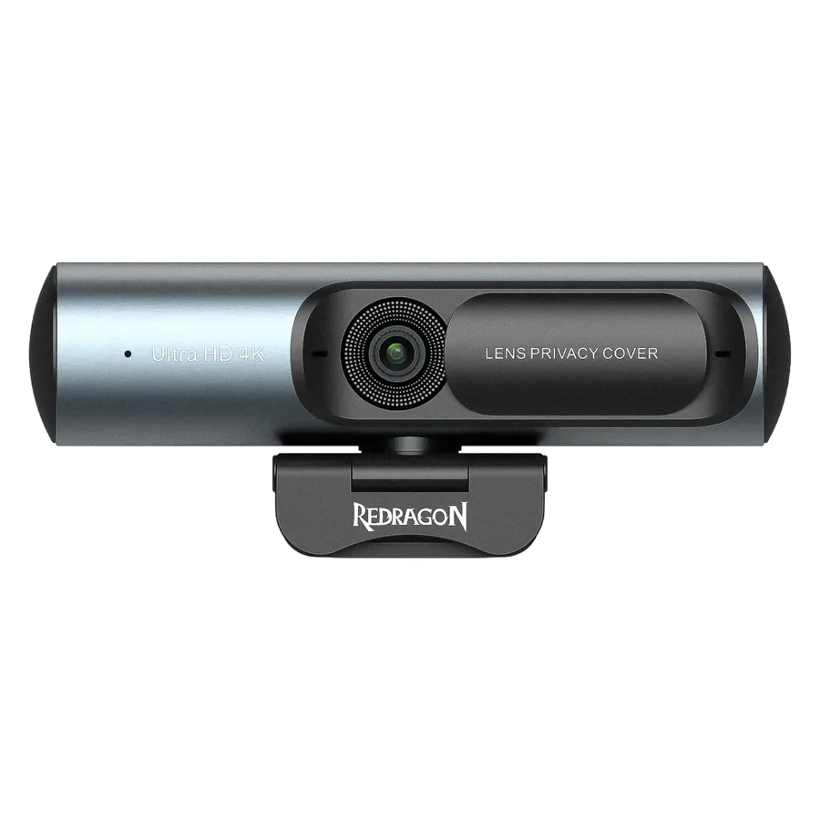 Webcam Redragon Cyberlens GW911 Ultra HD 4K micrófono integrado - Negro