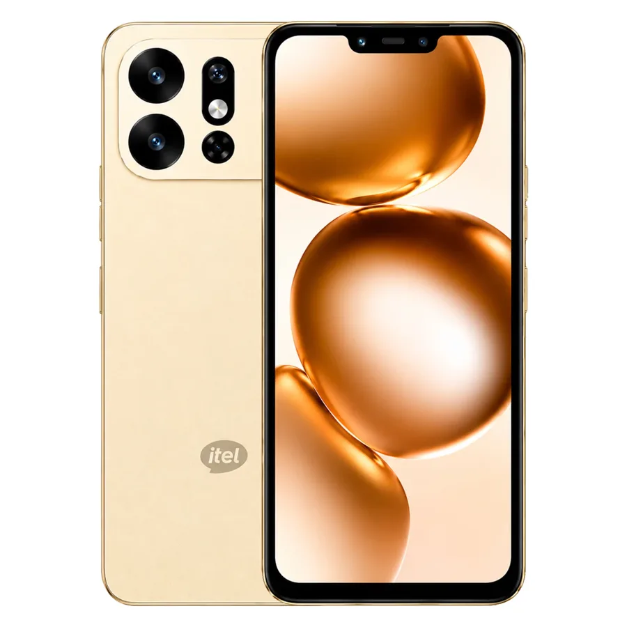 Smartphone itel A100Cs A6611L 128GB 4GB RAM Dual SIM Pantalla 6.6" - Naranja